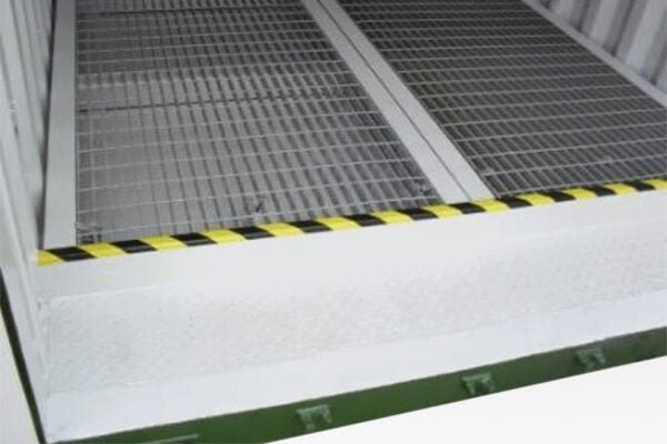 20FT X 8FT OPEN MESH FLOOR BUNDED STORE