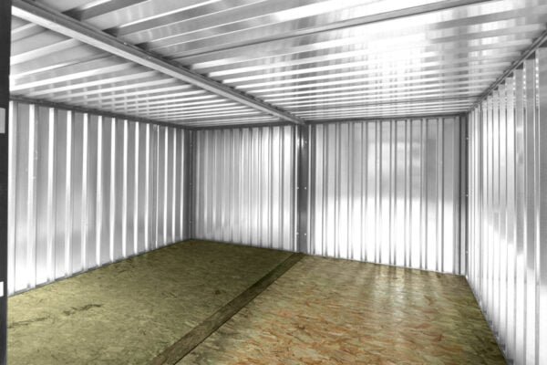 4M X 4.2M SIDE LINKED FLAT PACK CONTAINER BUNDLE (GALVANISED)