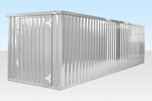 6M X 2.1M END LINKED FLAT PACKED CONTAINER BUNDLE (GALVANISED)